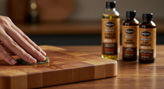 How to Use Mineral Oil and Beaver Wood Care Products to Revive Your Cutting Board