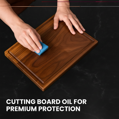 473ml Beaver Wood Care: Butcher Block & Cutting Board Oil | Food Grade Conditioner for Bamboo & Hardwoods