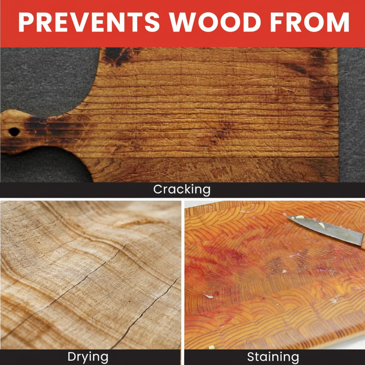 Beaver Wood Care Holiday Duo: Cutting Board Oil & Cutting Board Cream. Made in Canada