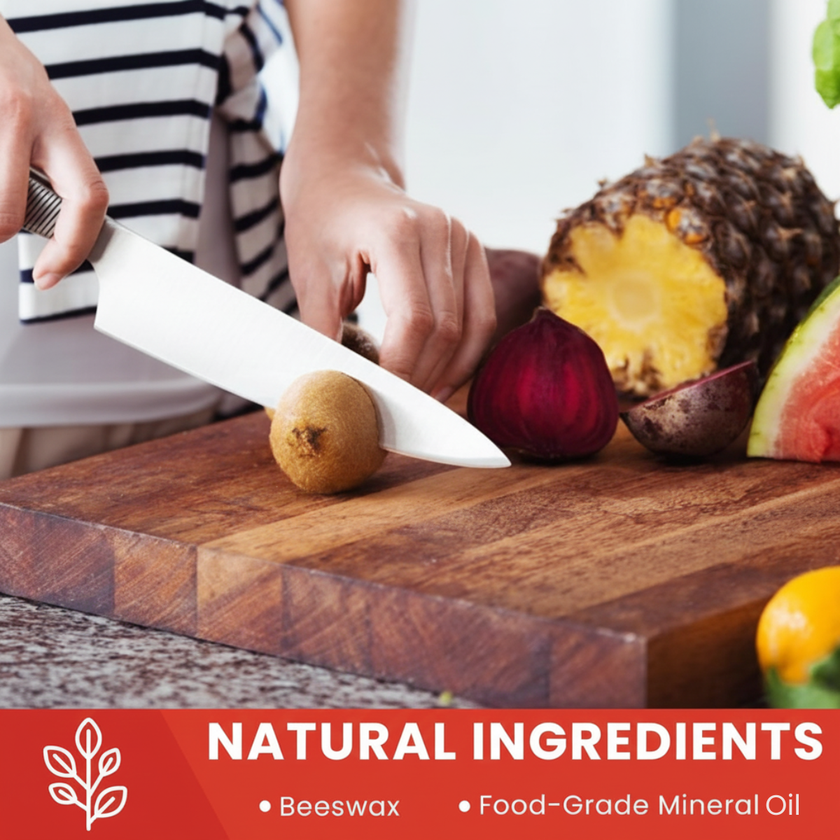 Beaver Wood Care Holiday Duo: Cutting Board Oil & Cutting Board Cream. Made in Canada